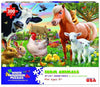 Farm Animals 300 Piece Jigsaw Puzzle by White Mountain Puzzle